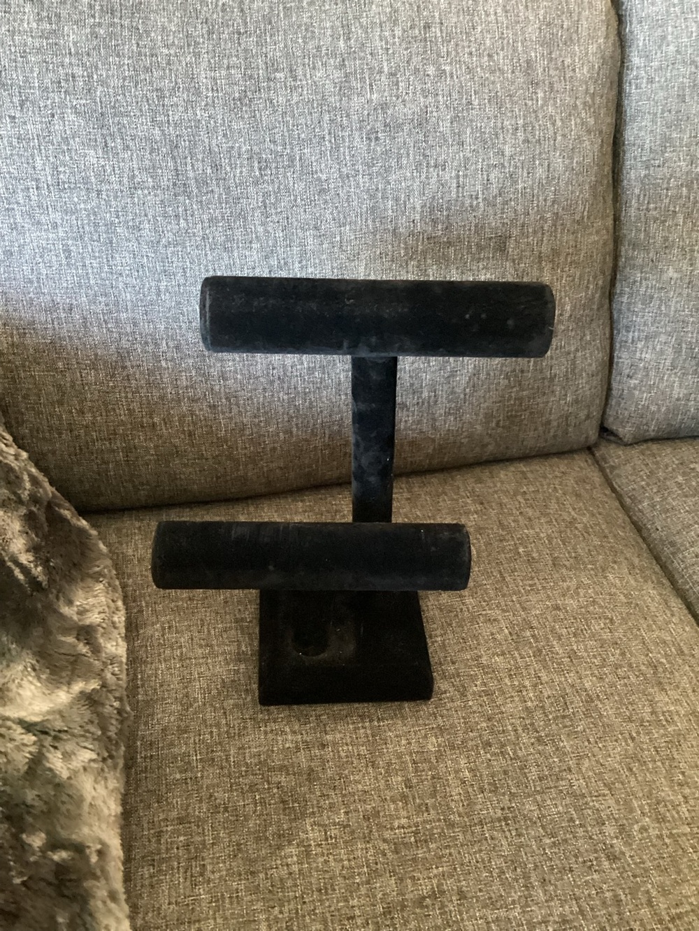 Black Velvet Two Tier Bracelet Display